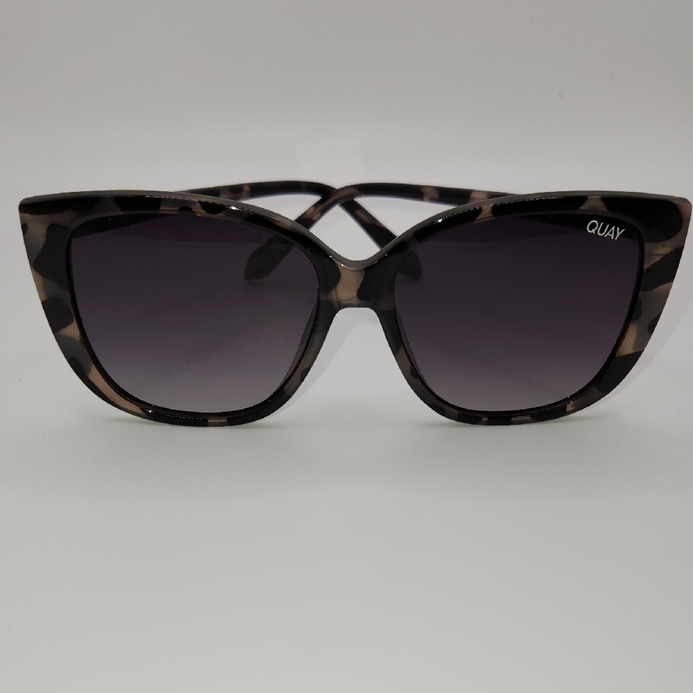 Quay Australia Cat-Eye Sunglasses in Leopard